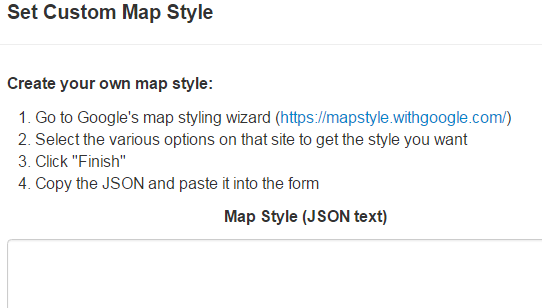 Choose a map style